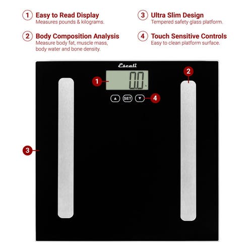 Escali Bath And Kitchen Scale Bundle In Multi