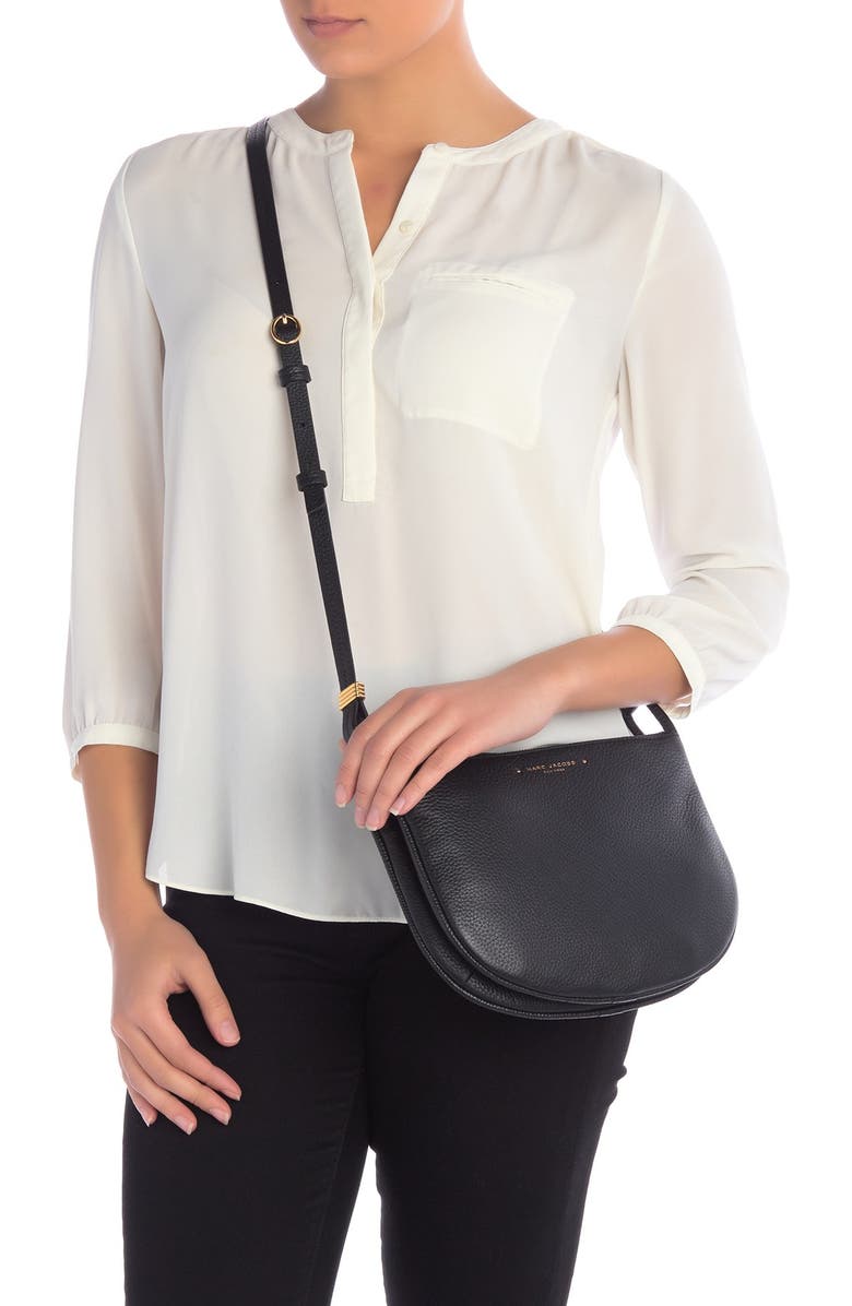 Marc Jacobs Supple Leather Crossbody Bag, Alternate, color,