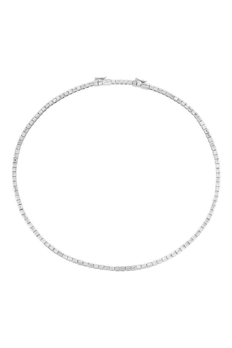 Papua 18K White Gold & Diamond Choker Necklace, Main, color, 18K WHITE GOLD