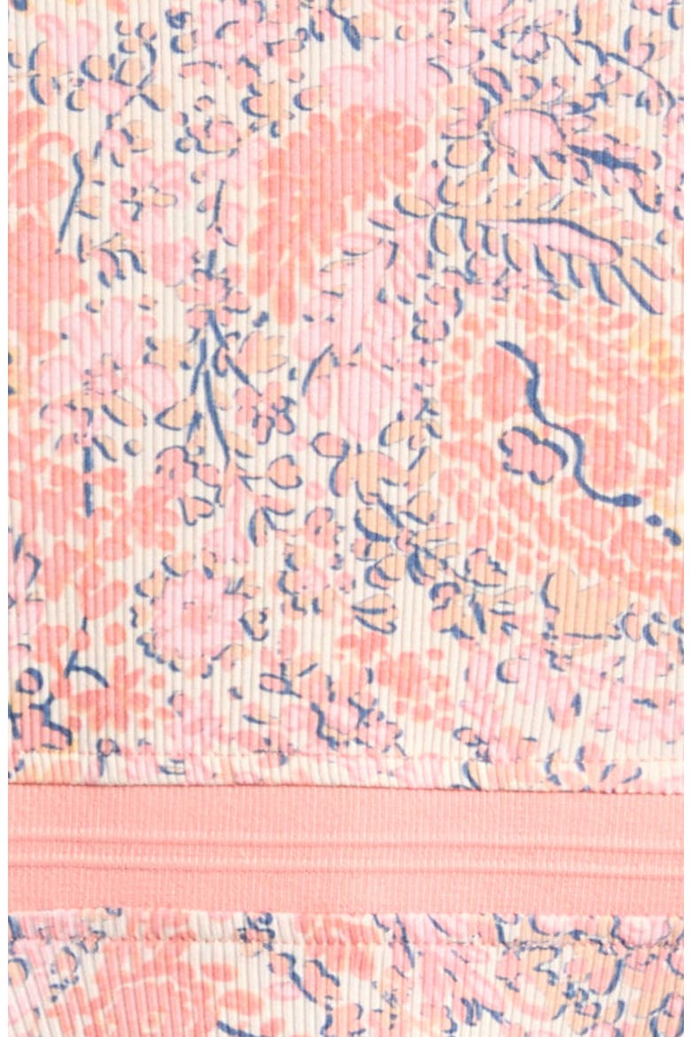 Kids' Rib Tank Dress, Alternate, color, PEACH MULTI