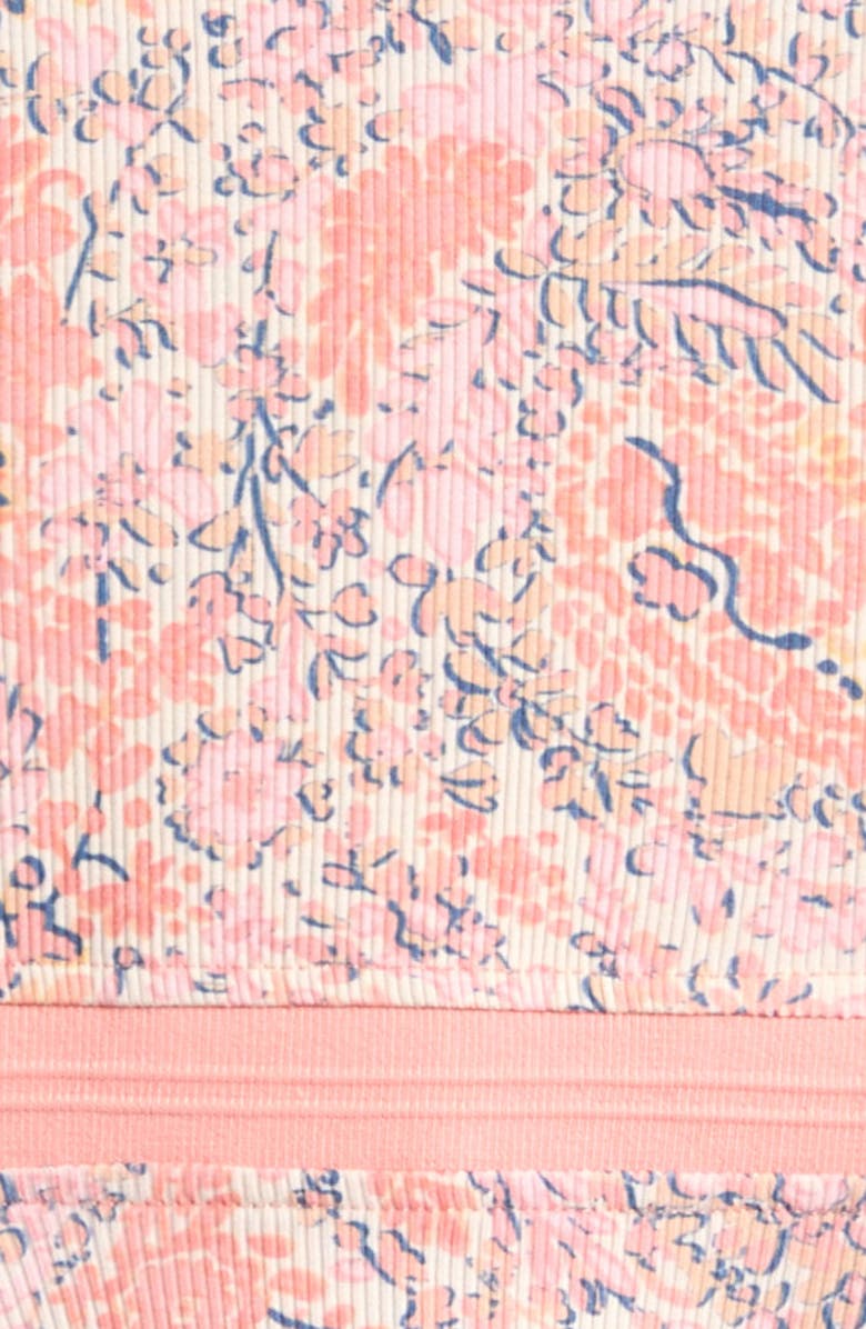 Reiss Kids' Rib Tank Dress, Alternate, color, Peach Multi