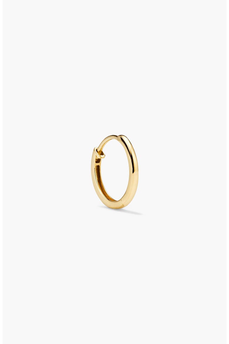 Single Easy Huggie Hoop Earring, Main, color, 10k Yellow Gold