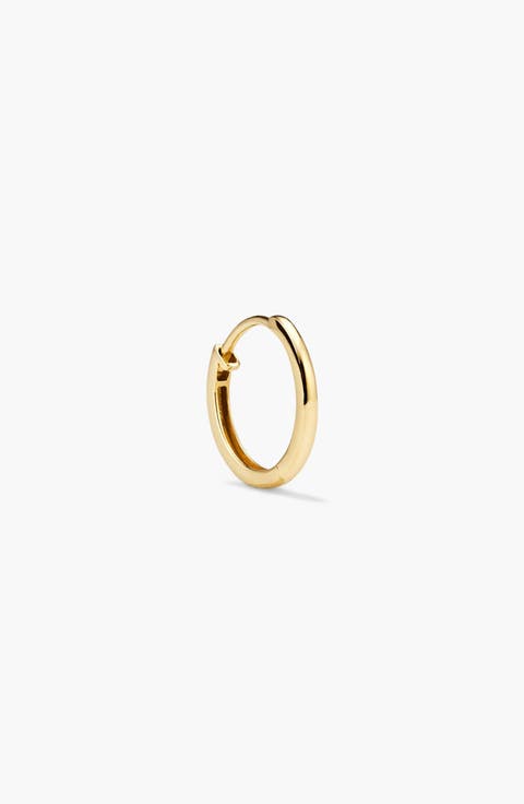 Single Easy Huggie Hoop Earring