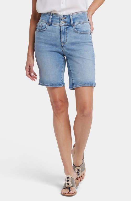 Nydj Ella High Waist Denim Shorts In Santiago Sea