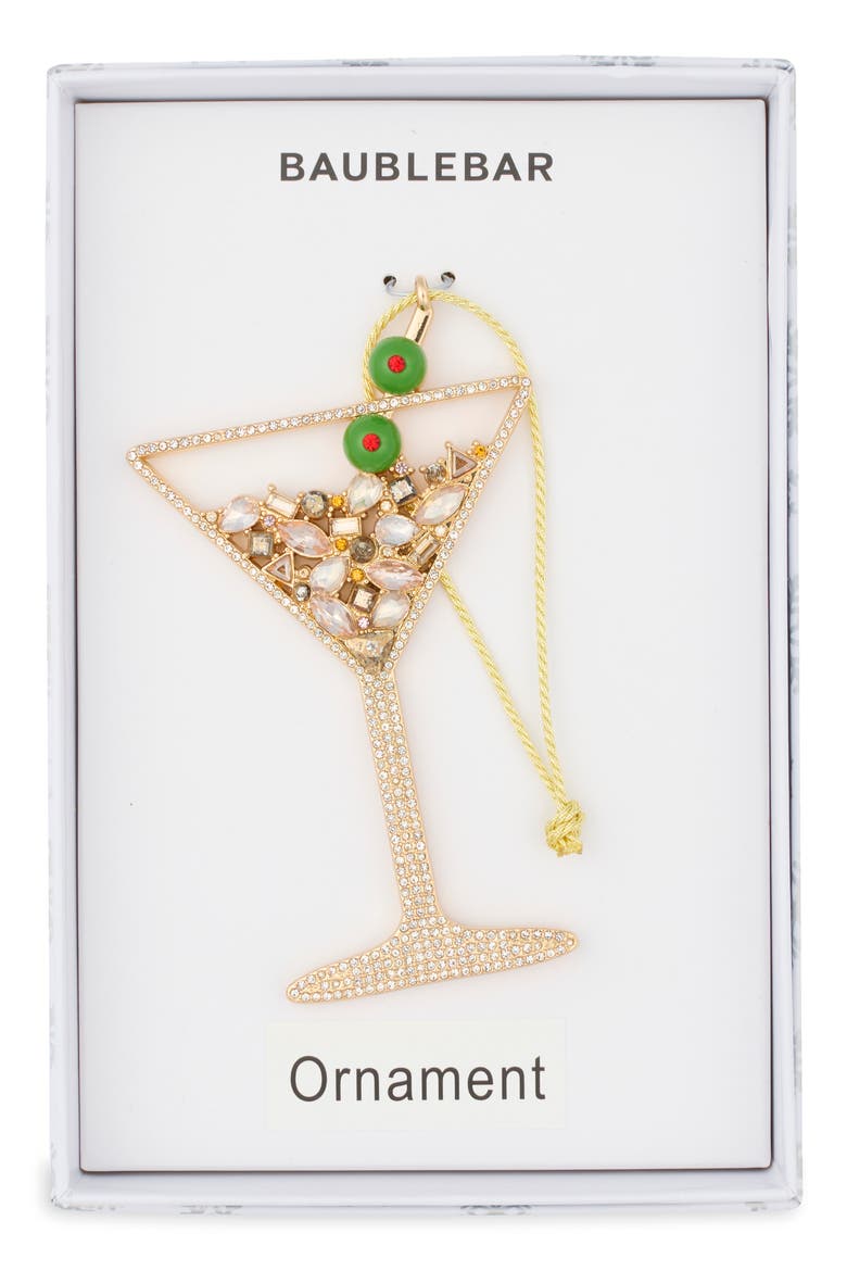 Martini Ornament, Alternate, color, MULTI