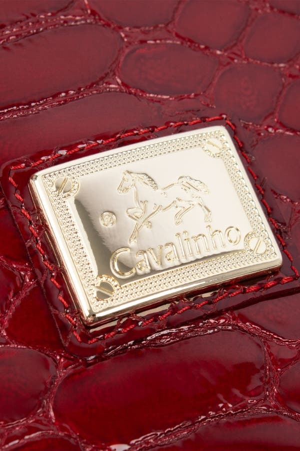 Gallop Patent Leather Crossbody Bag 593, Alternate, color, Red