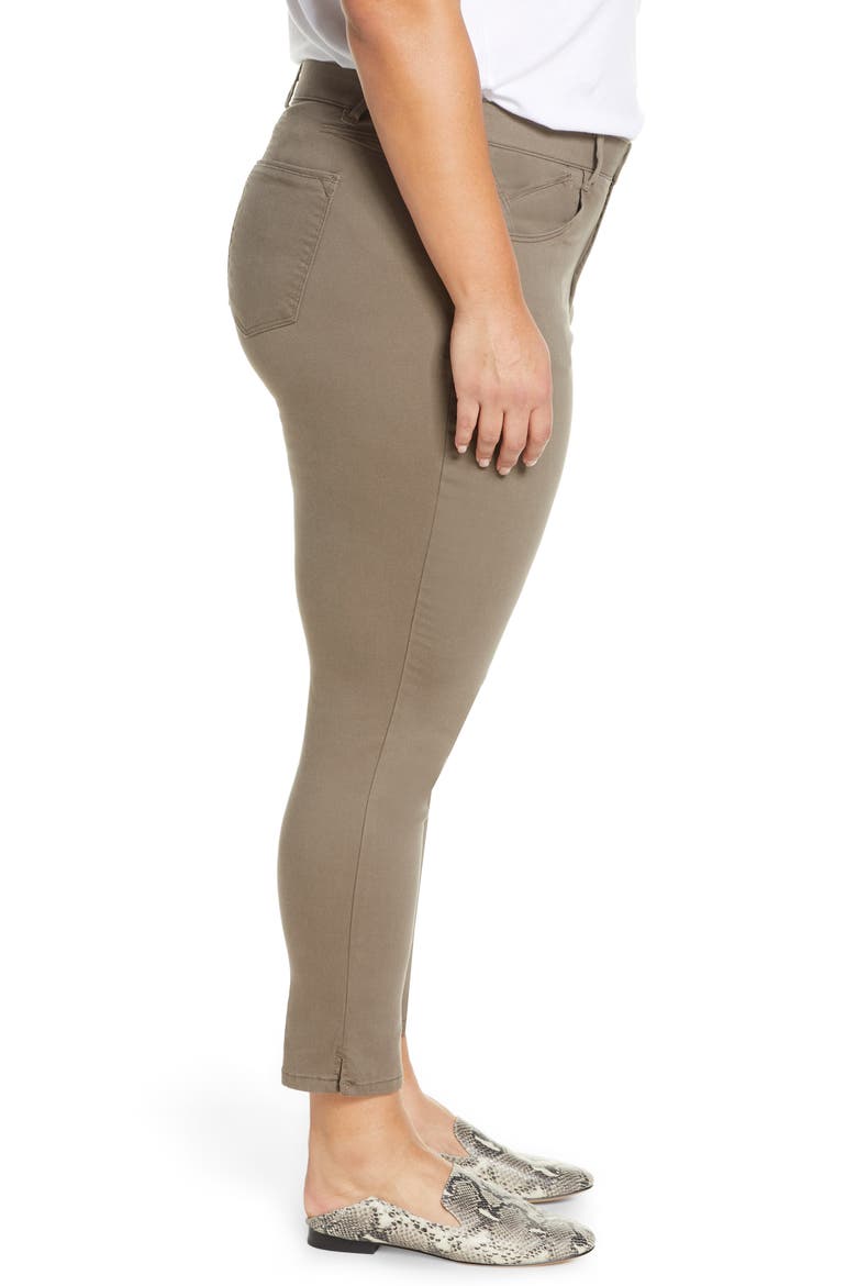 'Ab'Solution High Waist Ankle Skinny Pants, Alternate, color, BRINDLE OLIVE