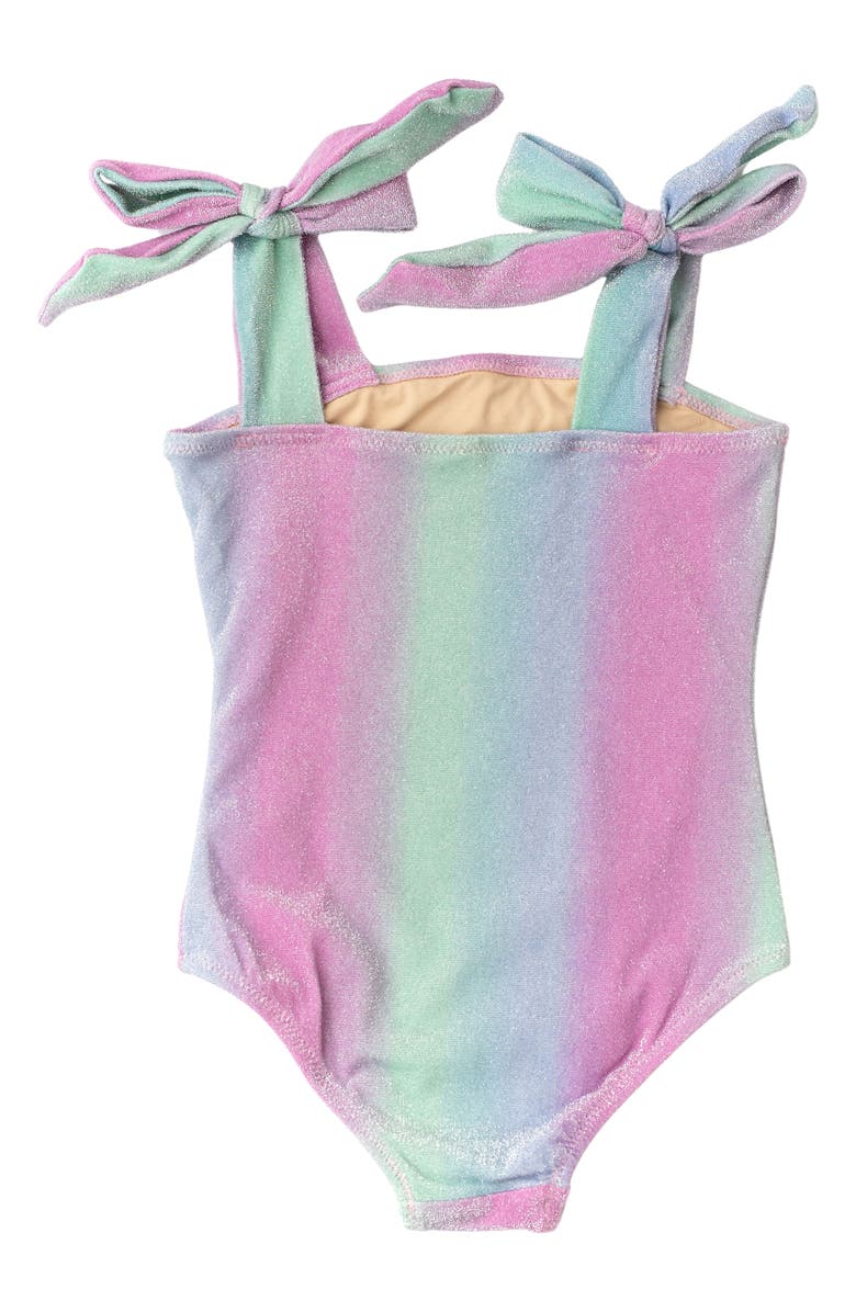 Shade Critters Kids' Shimmer Ocean Ombré One-Piece Swimsuit, Alternate, color, Multi