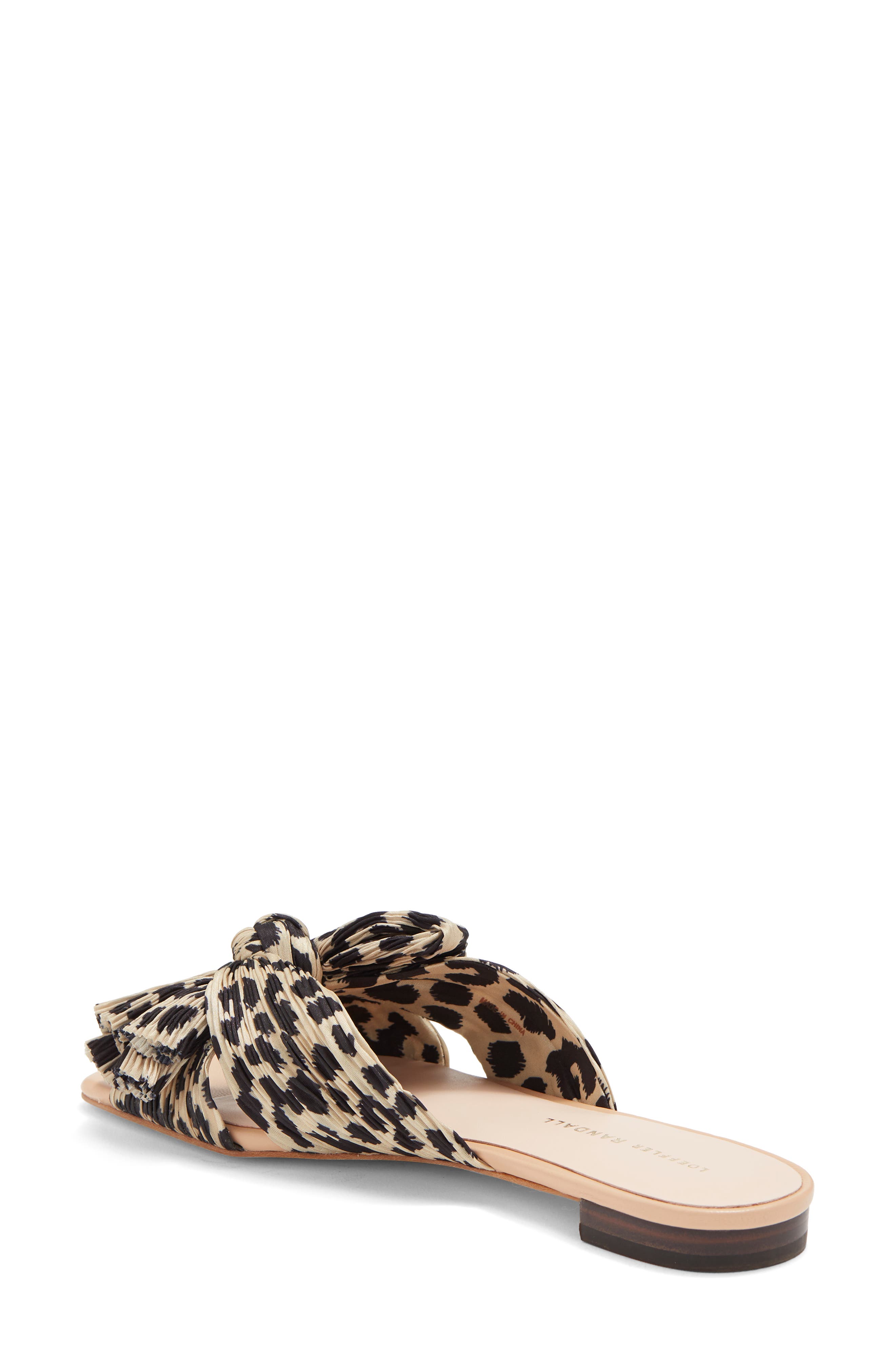 Loeffler Randall Daphne Floral Bow Slide Sandal, Alternate, color, 