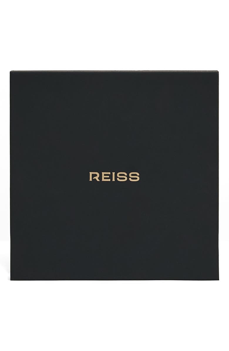 Reiss Poppy Polished Curve Collar Necklace, Alternate, color, Gold Tone