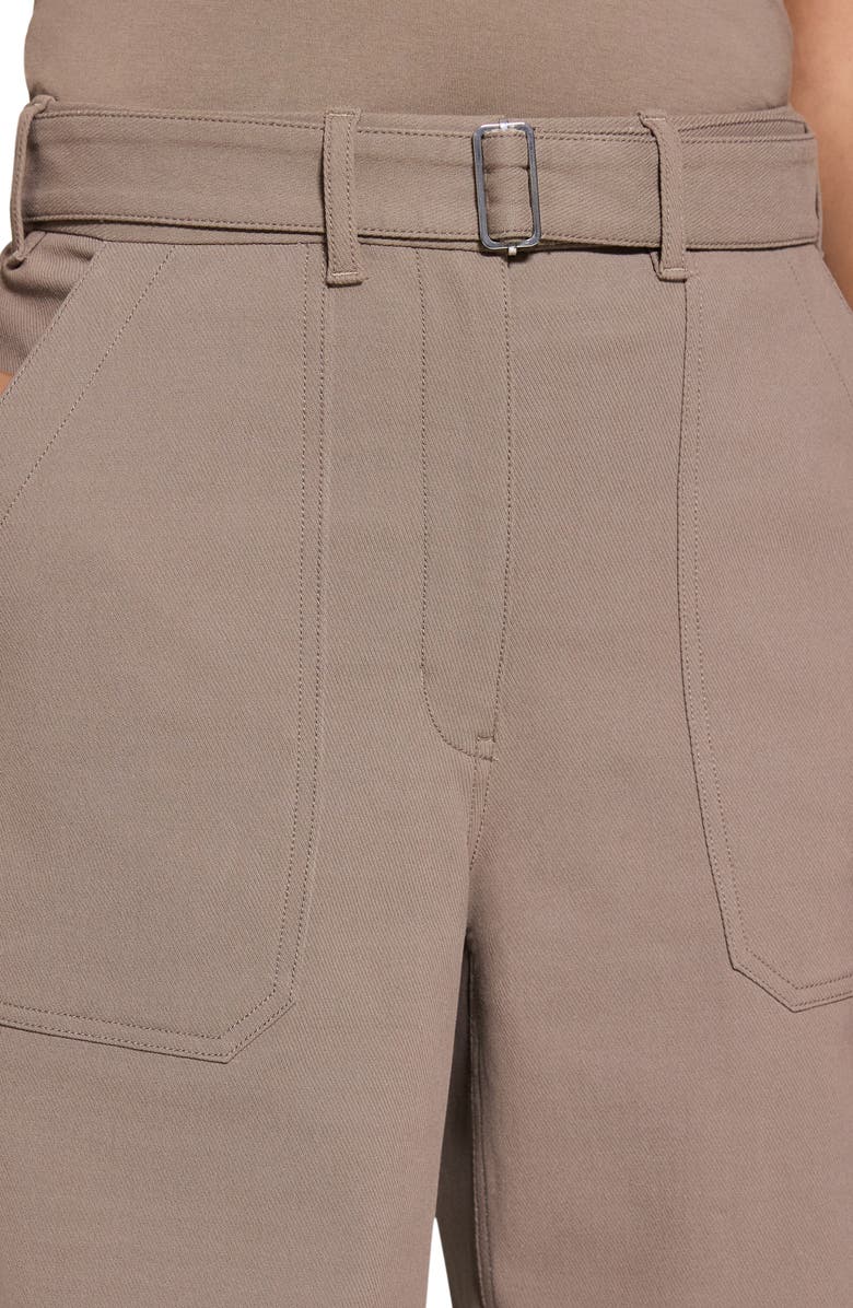 Theory Cotton Blend Utility Pants, Alternate, color, Walnut