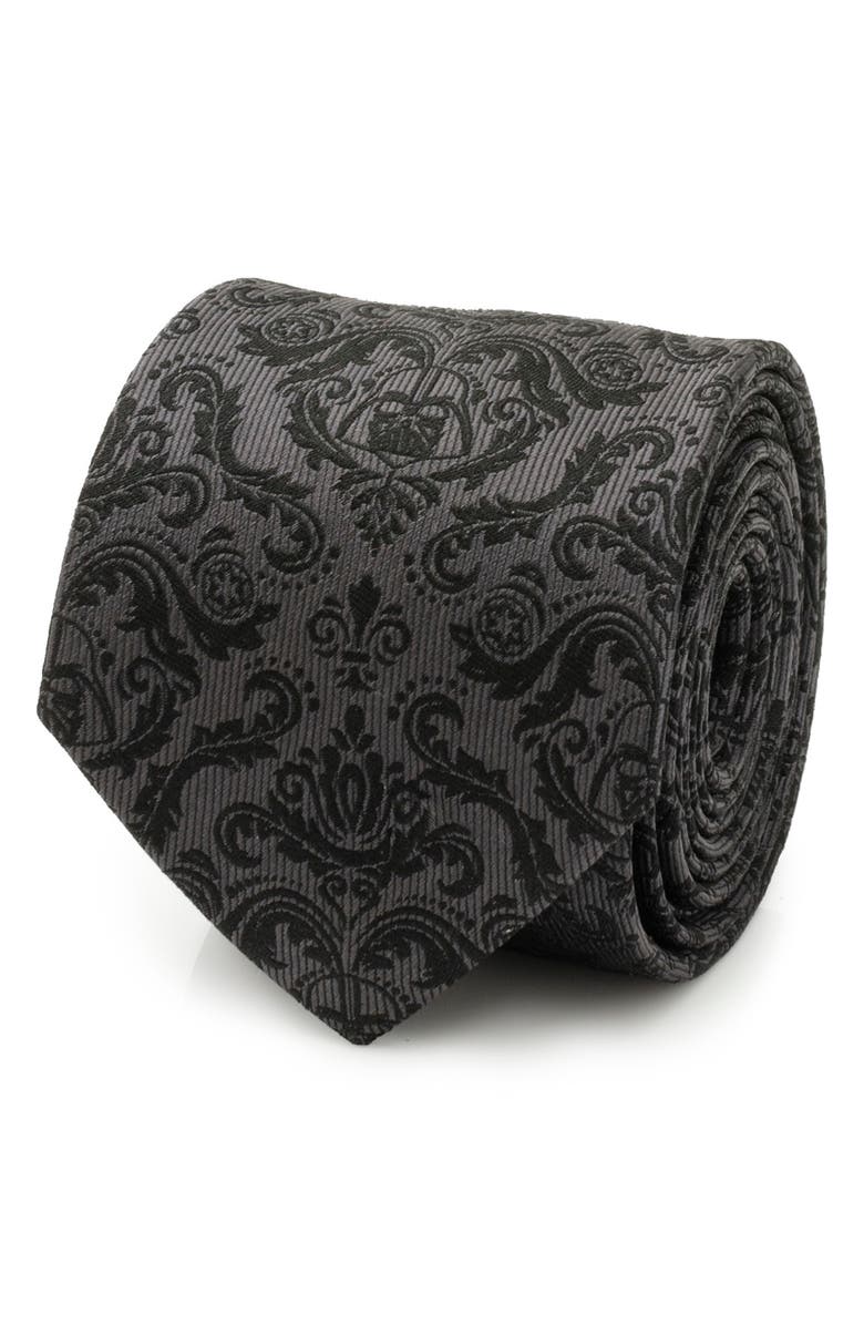 Cufflinks, Inc. Star Wars<sup>™</sup> Darth Vader Black Damask Silk Tie, Alternate, color, Black
