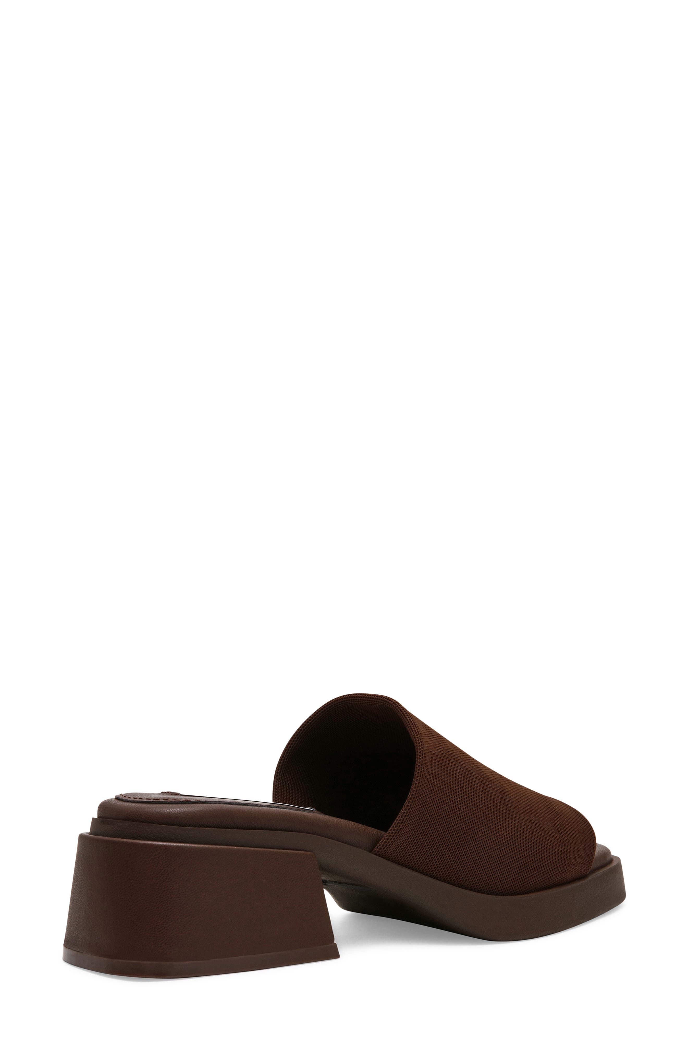 Lucee Platform Slide Sandal, Alternate, color, BROWN