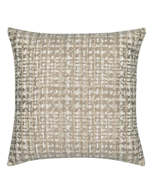 Elaine Smith Channel Indoor & Outdoor Woven Accent Pillow In Brown