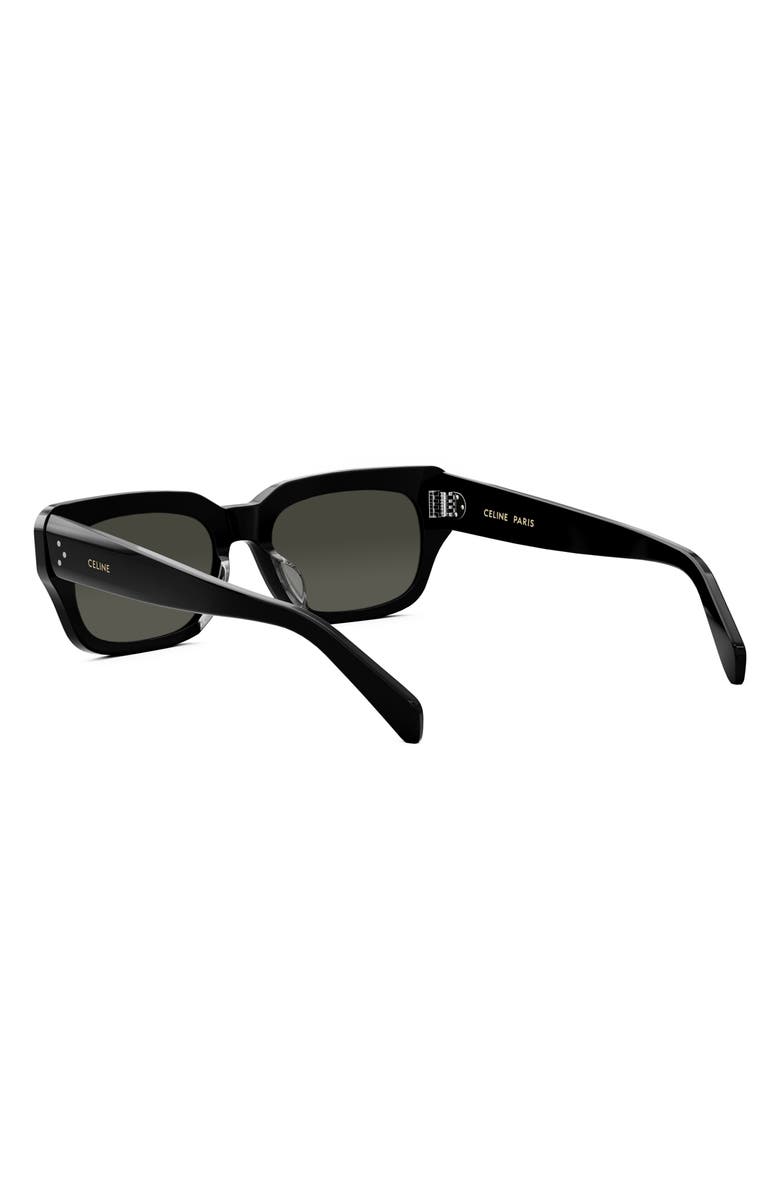 CELINE Bold 3 Dot Rectangular Sunglasses, Alternate, color,