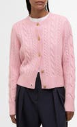 Barbour Elina Cable Stitch Wool & Cashmere Cardigan