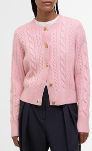 Barbour Elina Cable Stitch Wool & Cashmere Cardigan