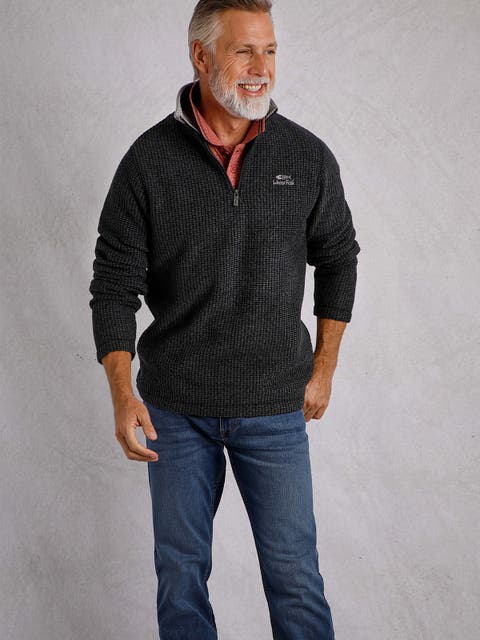 Newark 1/4 Zip Grid Fleece