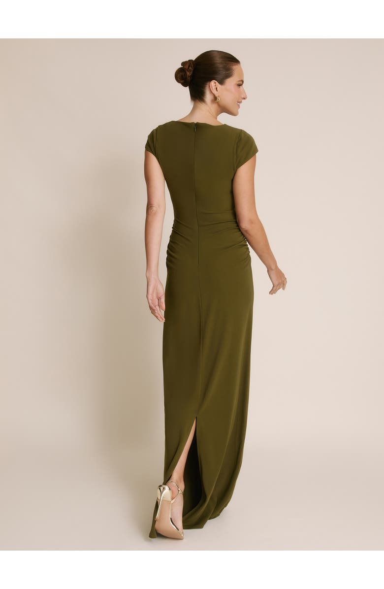 Six Stories Twist Bust Short Sleeve Stretch, Alternate, color, Fern