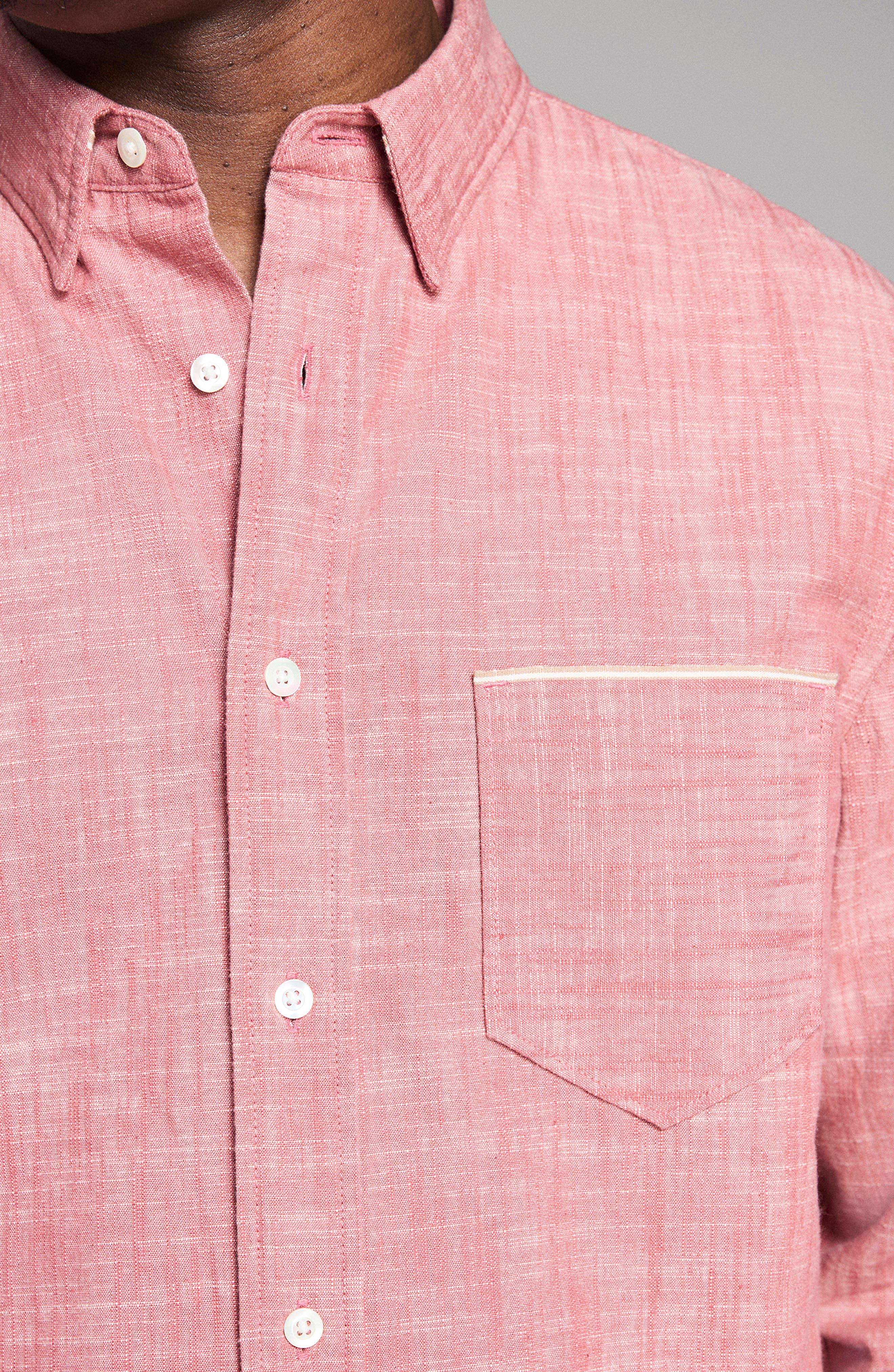 Slub Cotton MSL Button-Up Shirt - image 2