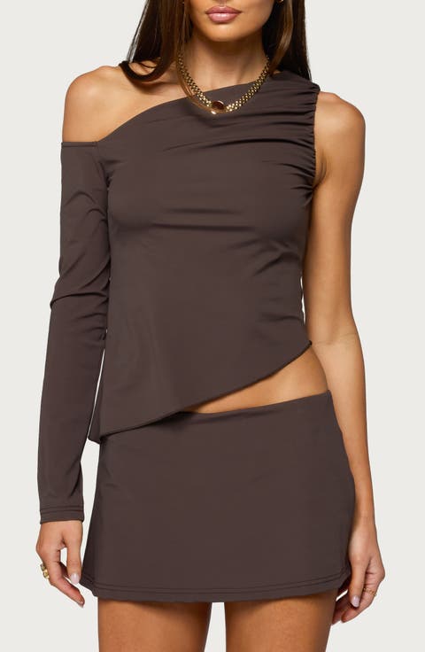 Lucretia Asymmetric One-Shoulder Top