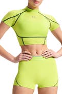 Under Armour HeatGear® Elite Mock Neck Performance Crop Top