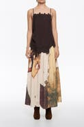 Bimba y Lola Pleated A-Line Midi Skirt