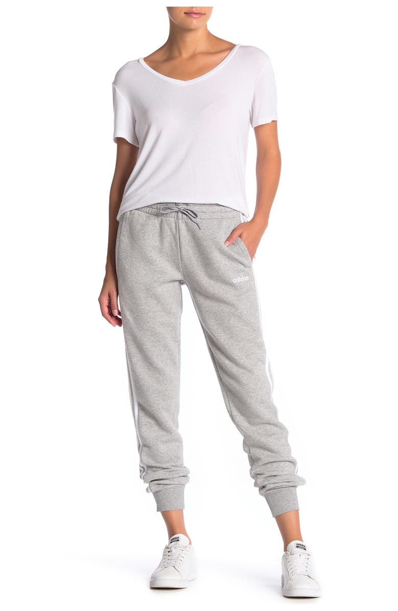 adidas 3-Stripe Fleece Pants, Main, color, 