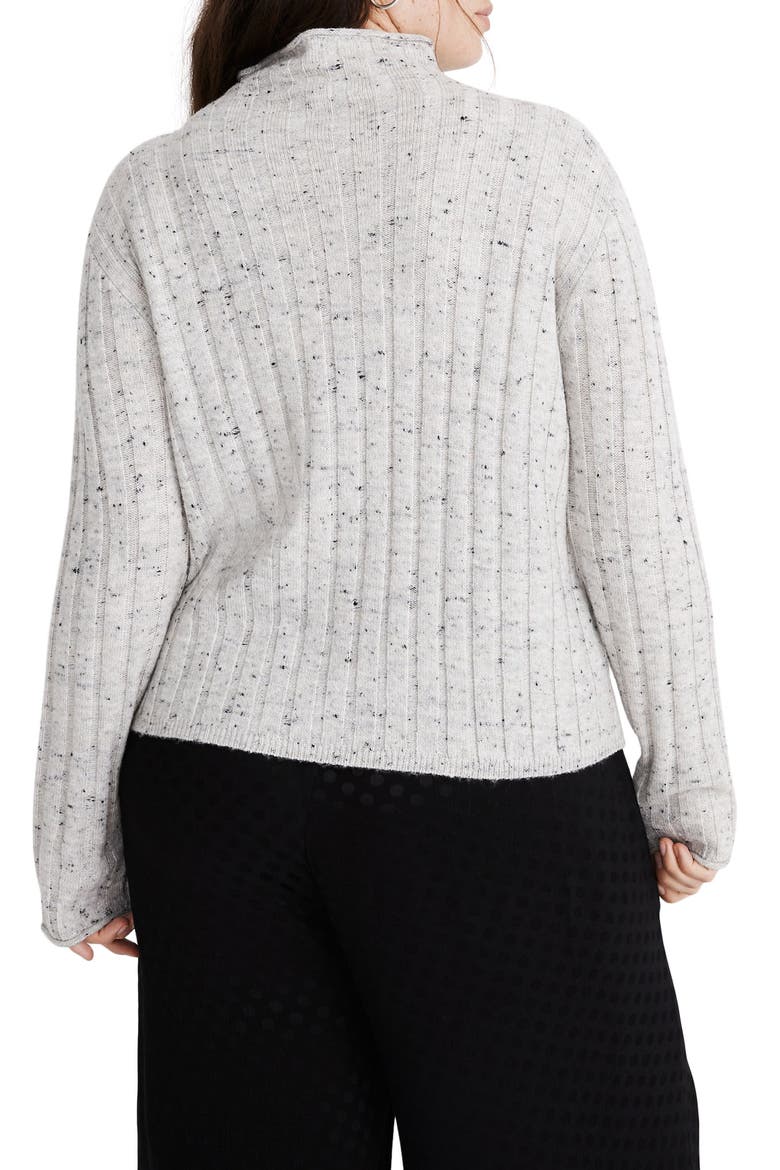 Donegal Evercrest Coziest Yarn Turtleneck Sweater, Alternate, color, DONEGAL SMOKE