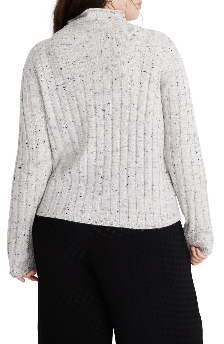Madewell Donegal Evercrest Coziest Yarn Turtleneck Sweater, Alternate, color,