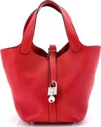 Pre-Owned Hermes Picotin Lock Bag Clemence PM