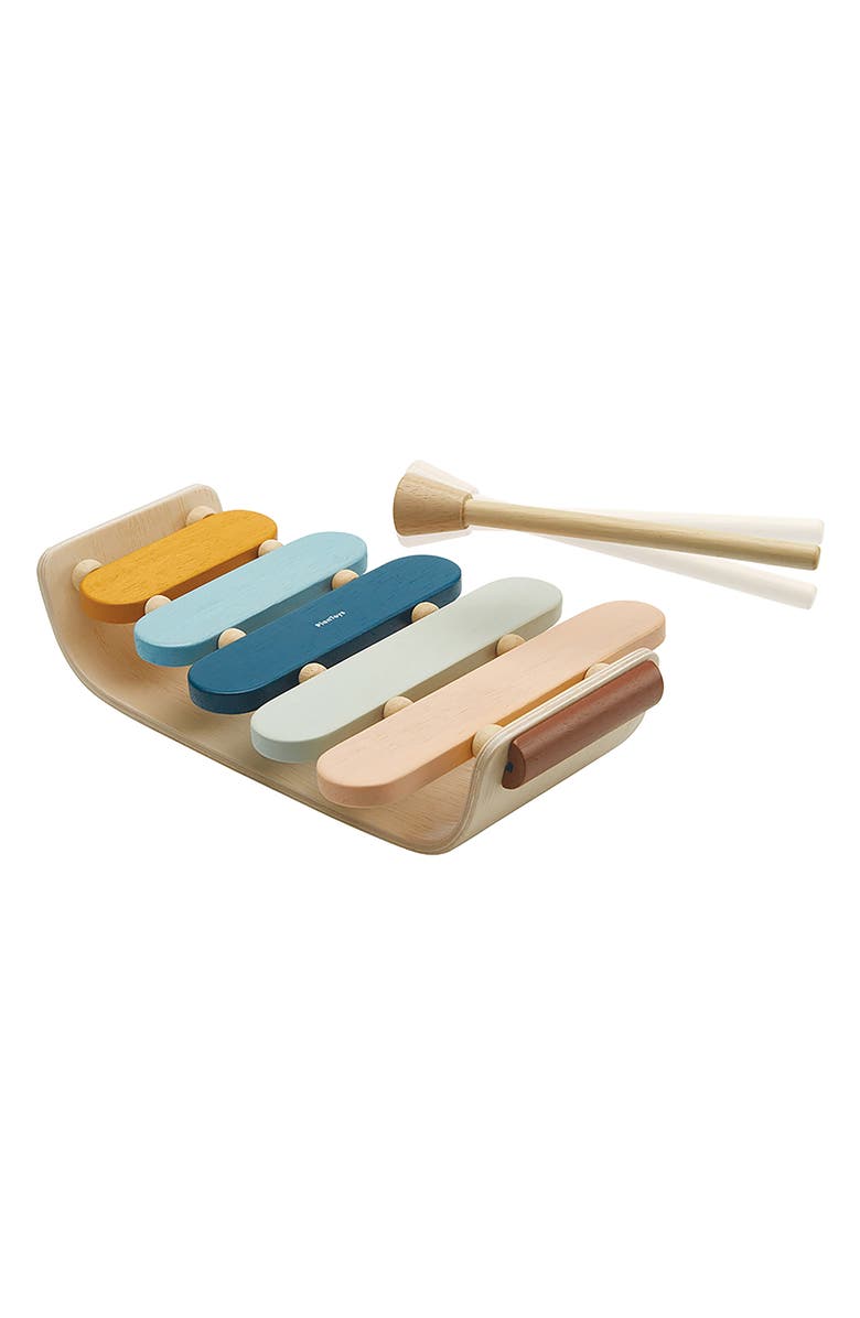 PlanToys<sup>®</sup> Orchard Oval Wood Xylophone, Main, color, 