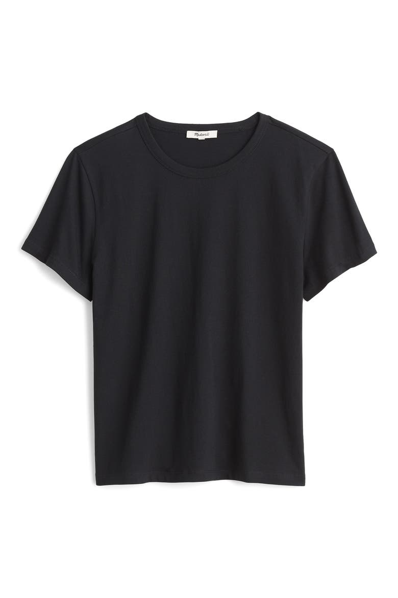 Perfect Crewneck T-Shirt, Alternate, color, JET BLACK