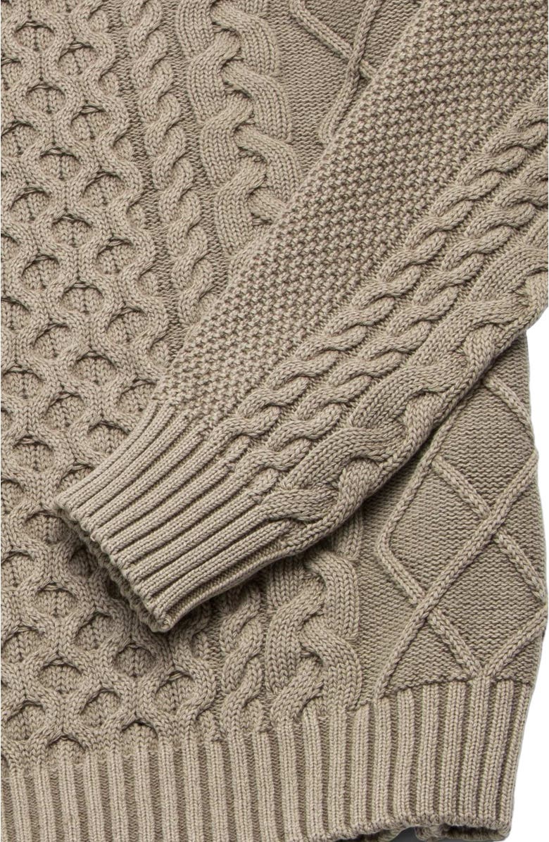 Surfside Supply Co. Eddie Knit Sweater, Alternate, color, Chinchilla