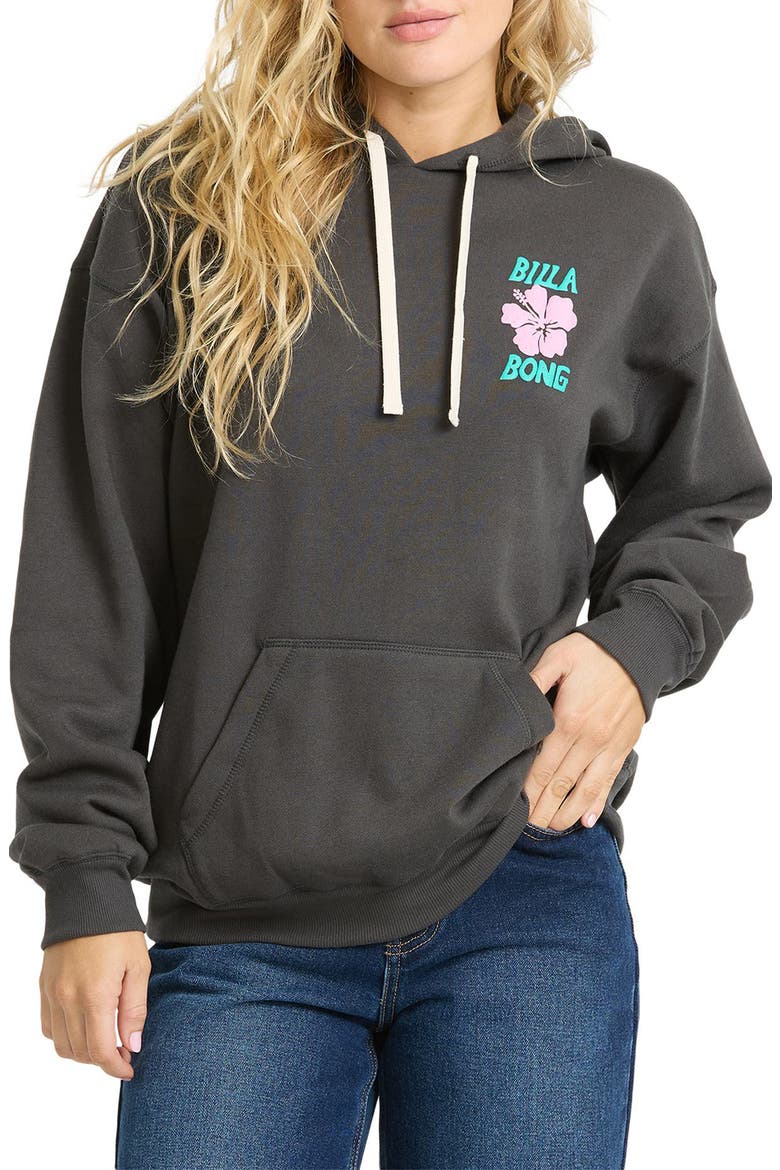 Midnight Session Graphic Hoodie, Main, color, OFF BLACK