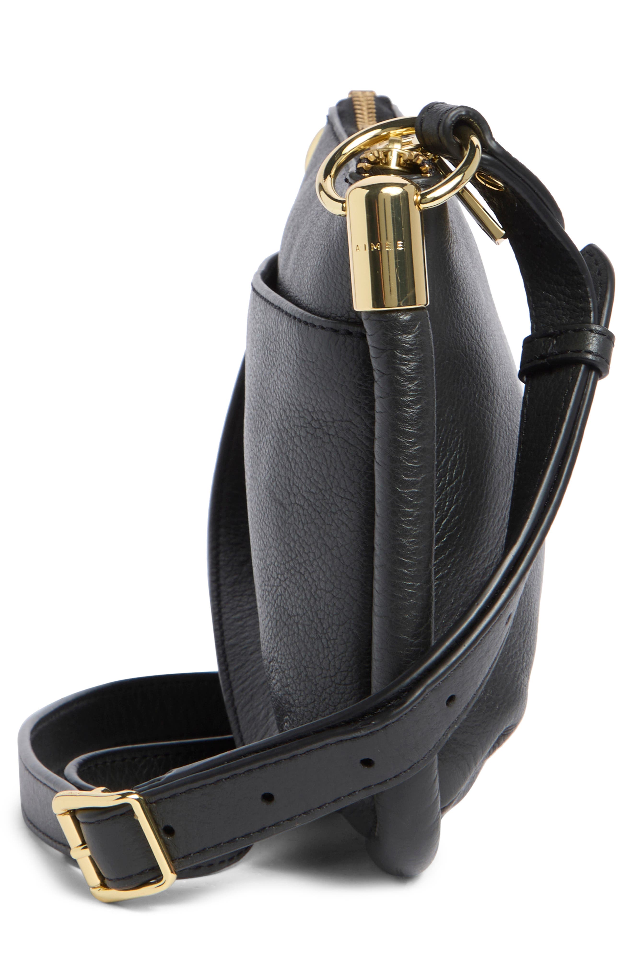AIMEE Soho Scene Vintage Crossbody Bag, Alternate, color, Black