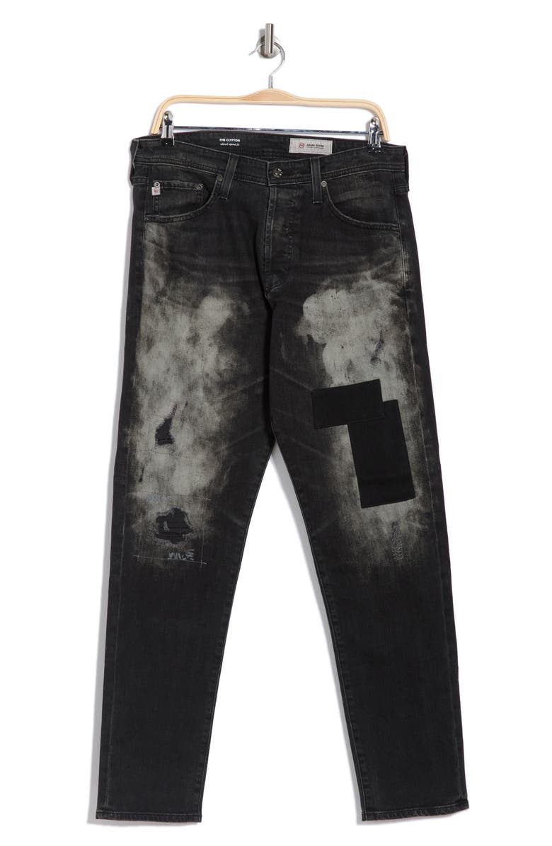 AG Clyfton Distressed Taper Fit Jeans, Alternate, color,