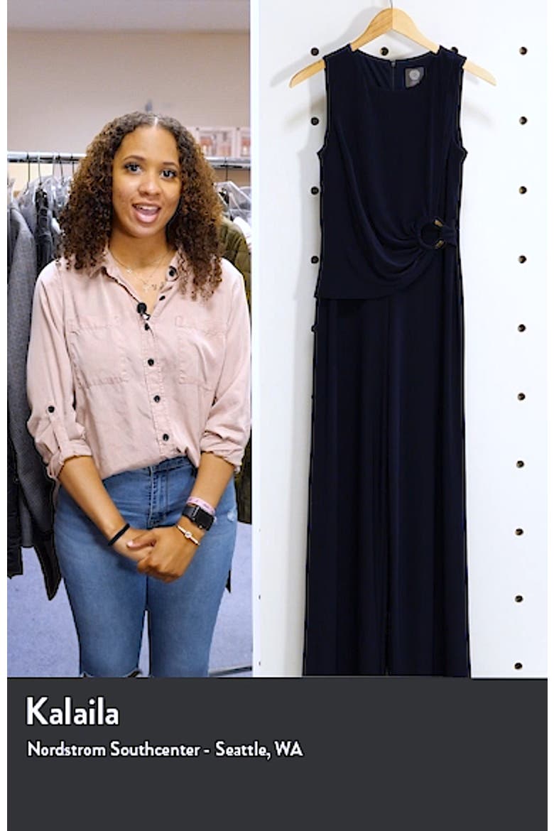Sleeveless Ruched Waist Jumpsuit video