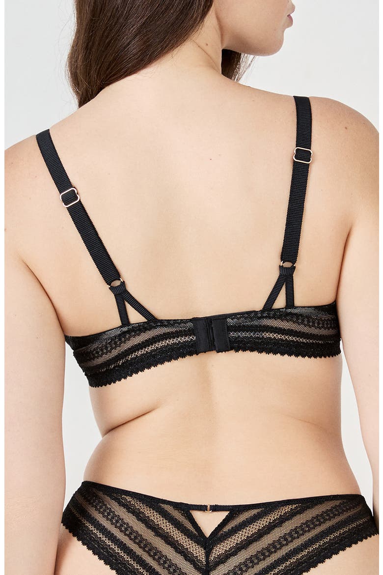 Aura N°4 Classique Underwire Bra, Alternate, color, BLACK