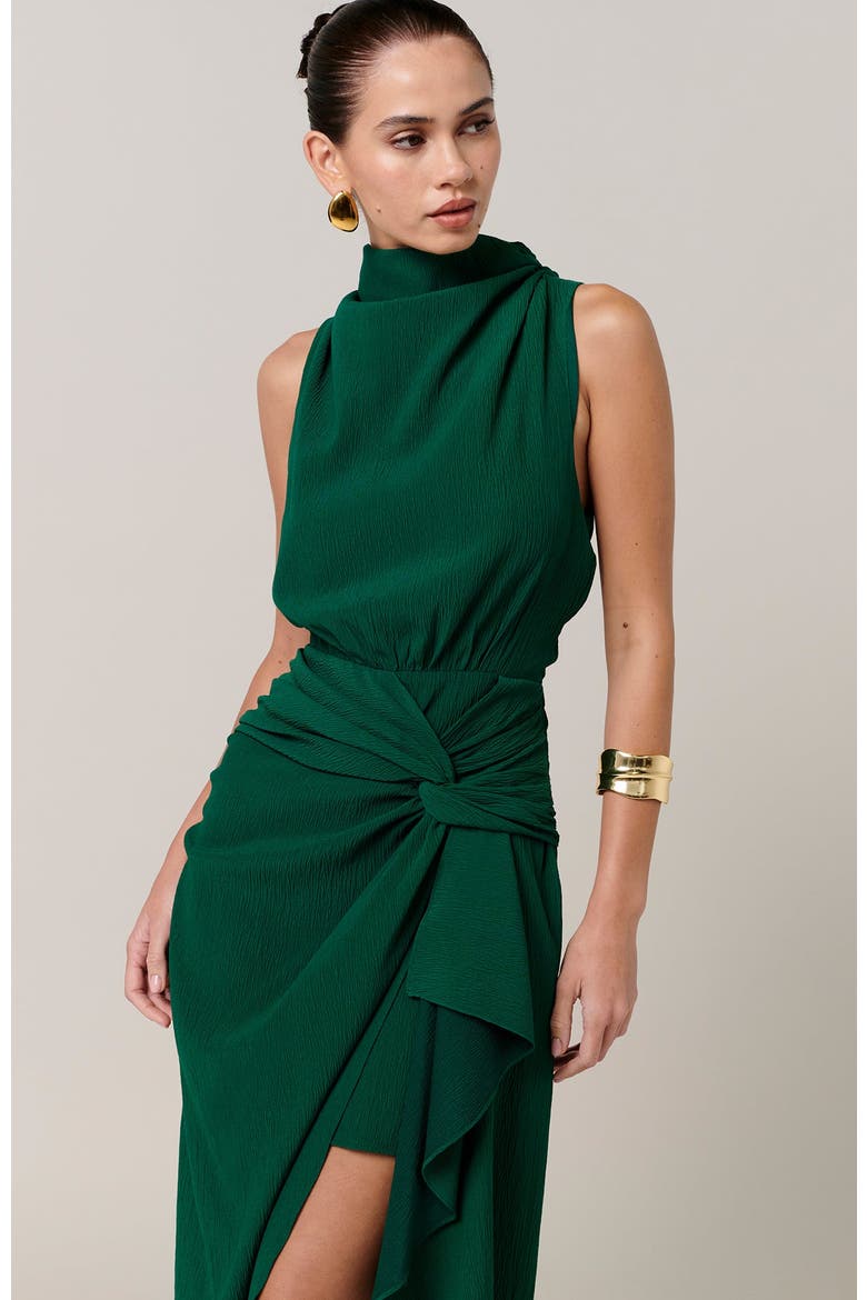 Ursula Midi Dress, Alternate, color, Emerald