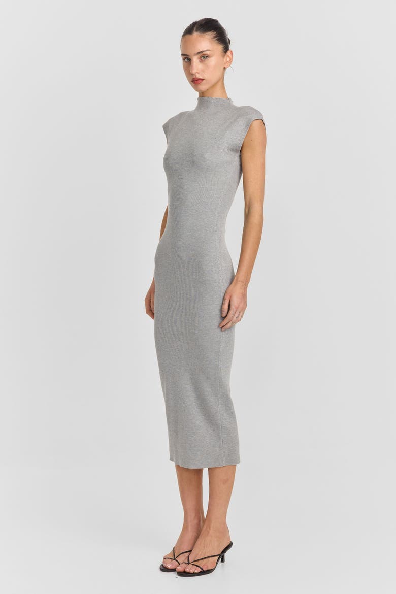 Suzette Midi Dress, Alternate, color, Grey