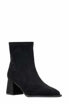 Rolette Faux Leather Ankle Boot