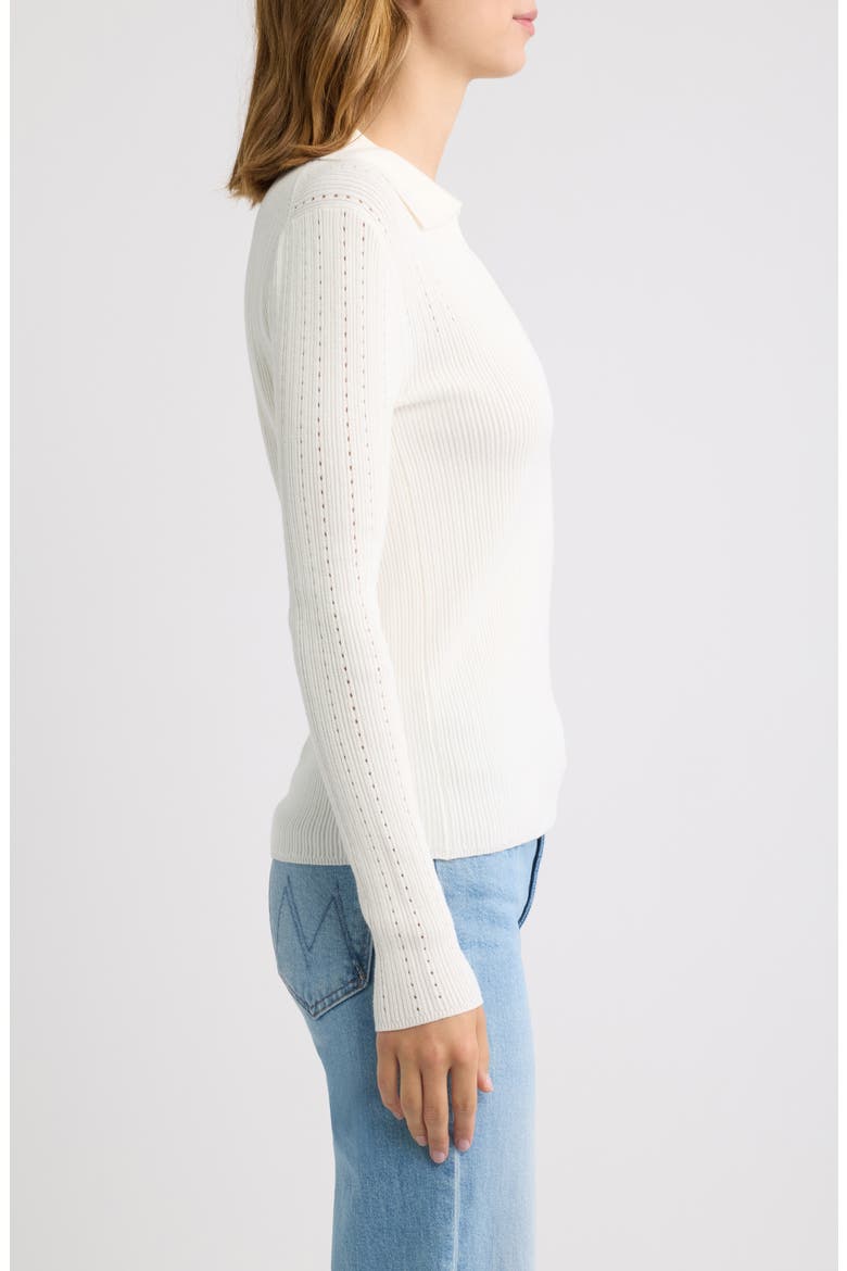 Johnny Collar Sweater, Alternate, color, LIGHTHOUSE