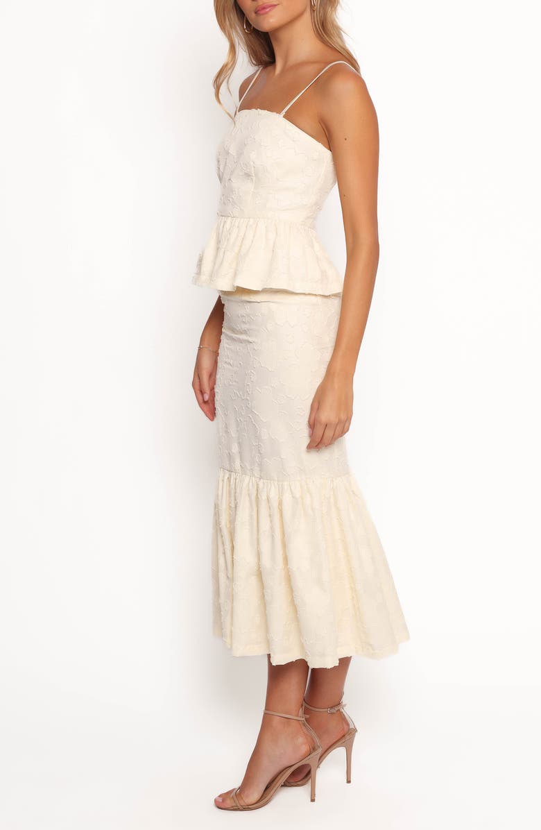 Petal & Pup Xami Peplum Top & Skirt, Alternate, color, Pale Yellow