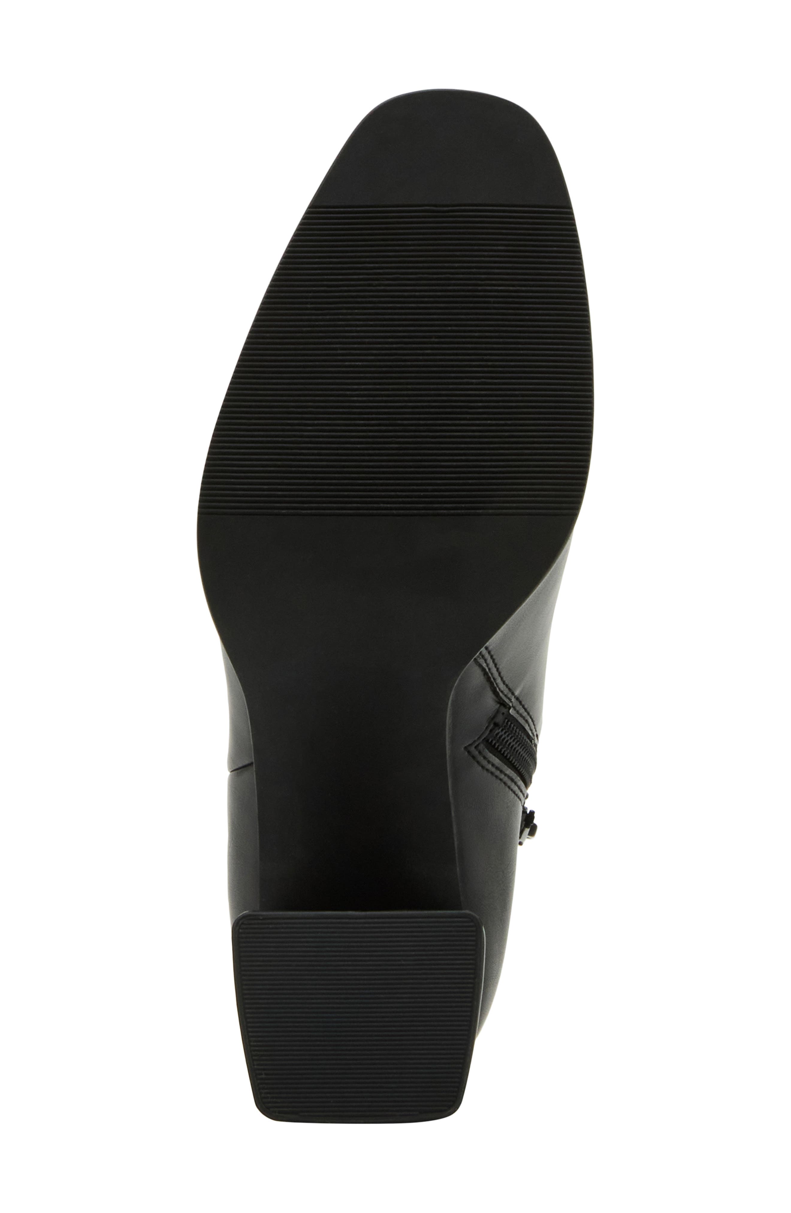 Kelsey Faux Leather Bootie, Alternate, color, BLACK PARIS