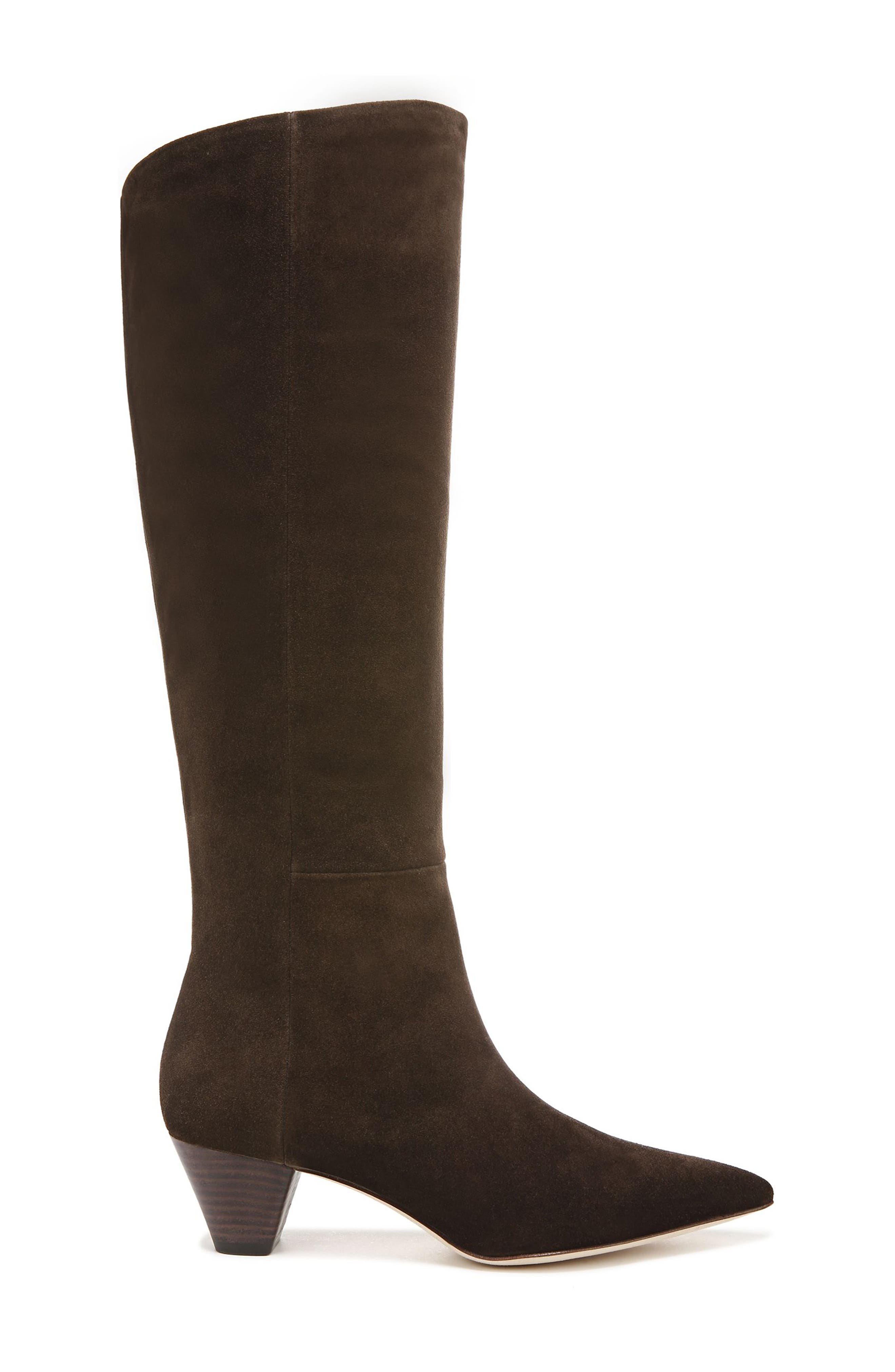 Farida Pointed Toe Boot, Alternate, color, CLOVE
