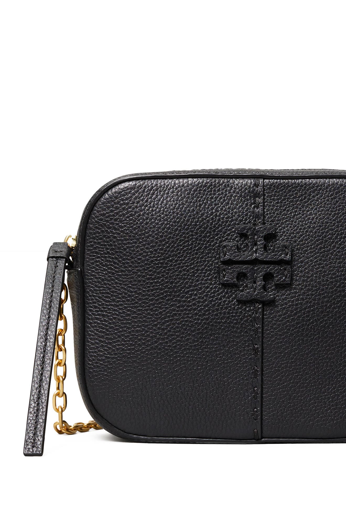 Tory Burch McGraw Leather Camera Bag, Alternate, color, 