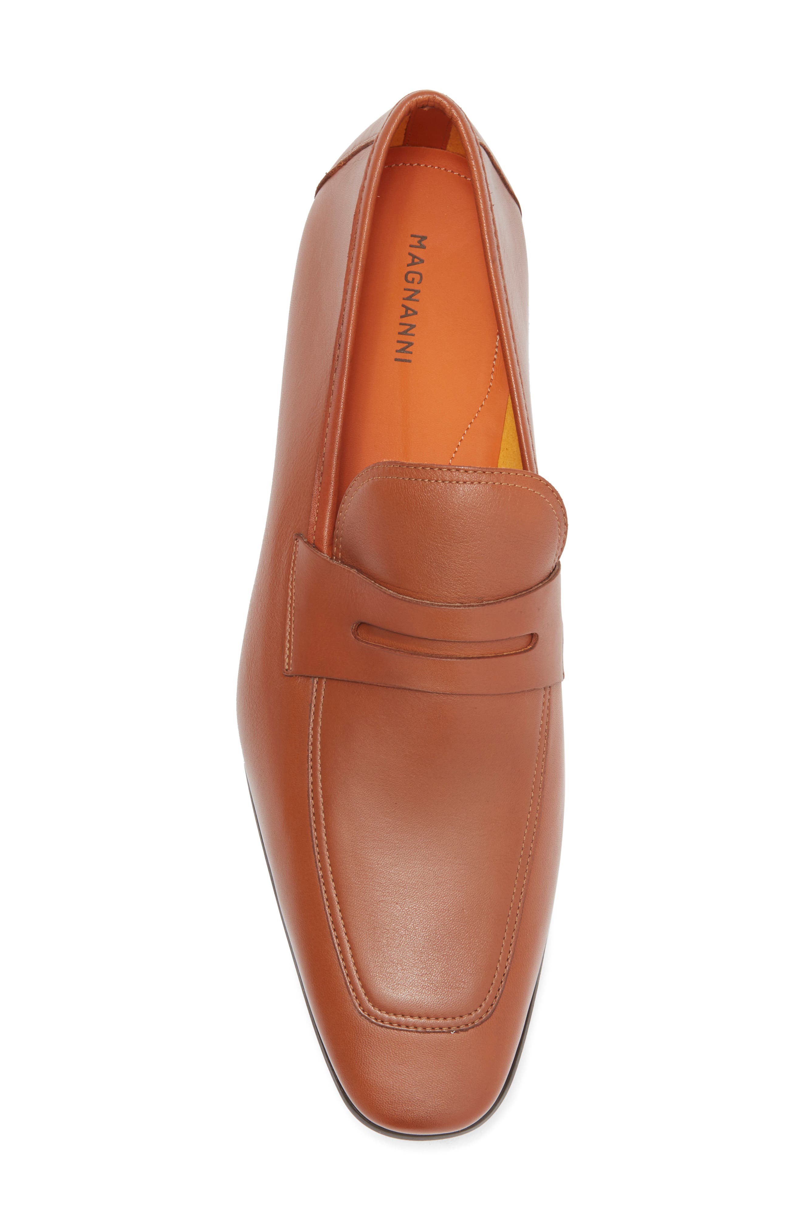 Magnanni Leather Penny Loafer, Alternate, color, 