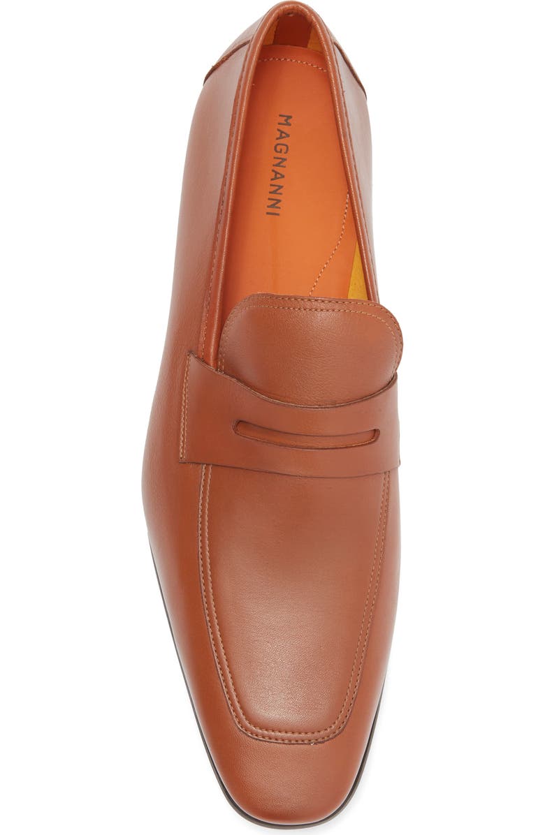 Magnanni Leather Penny Loafer, Alternate, color,