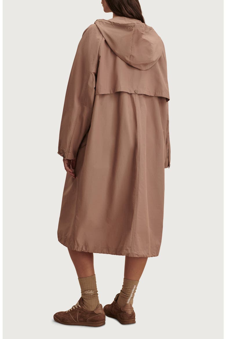 Isla Lightweight Long Jacket, Alternate, color, BROWNIE